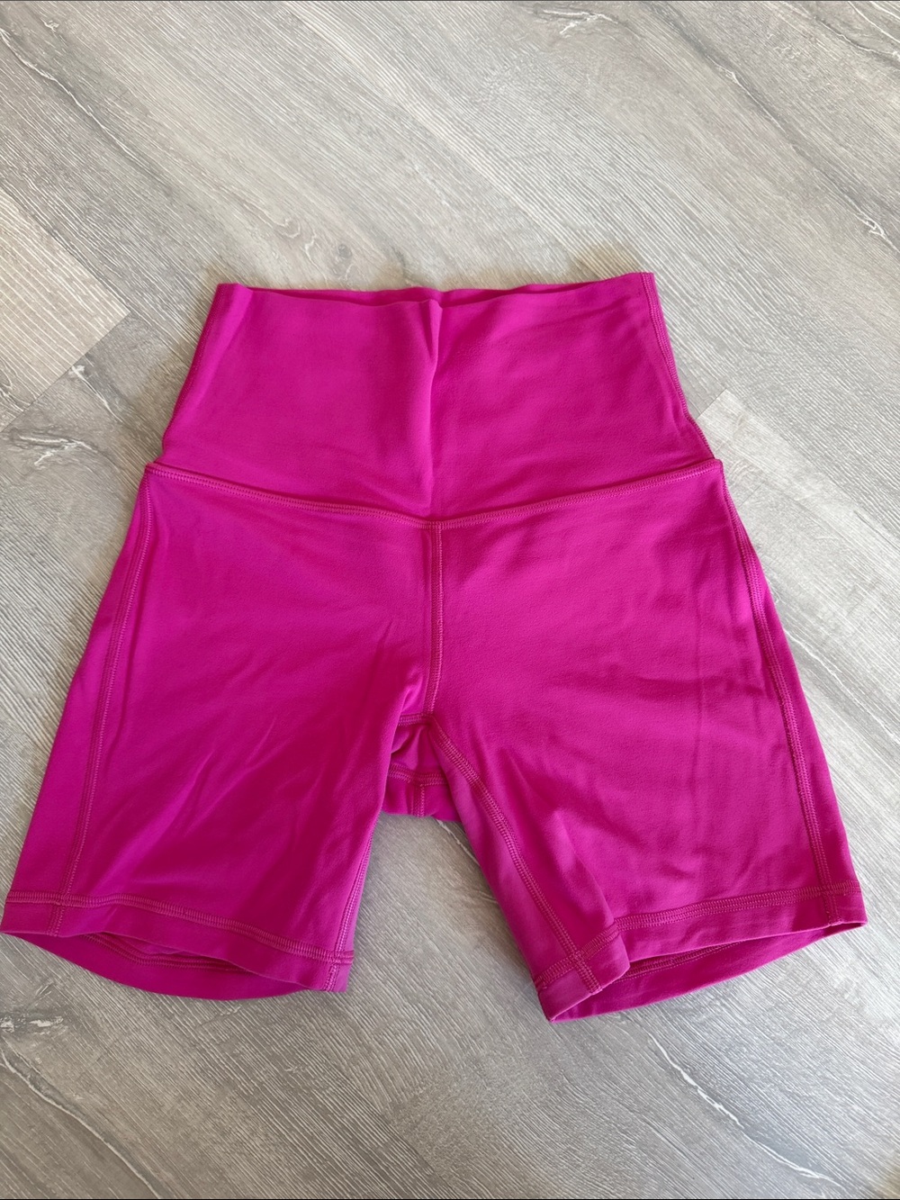 lululemon High-Waist Fuchsia Bike Shorts